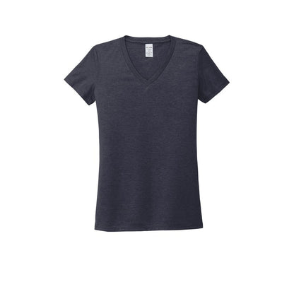 T4G Allmade® Women’s Tri-Blend V-Neck Tee - Rebel Blue