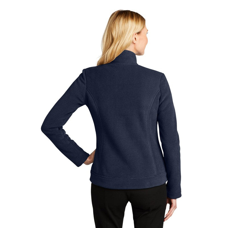 NEW SEI Ladies Ultra Warm Brushed Fleece Jacket- Insignia Blue/ River Blue