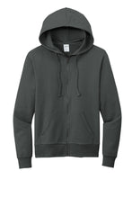 Load image into Gallery viewer, T4G Allmade® Unisex Organic French Terry Full-Zip Hoodie -  Terrain Grey
