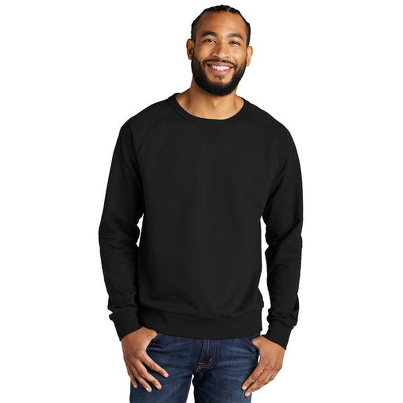 NEW SEI Allmade® Unisex Organic French Terry Crewneck Sweatshirt - BLACK