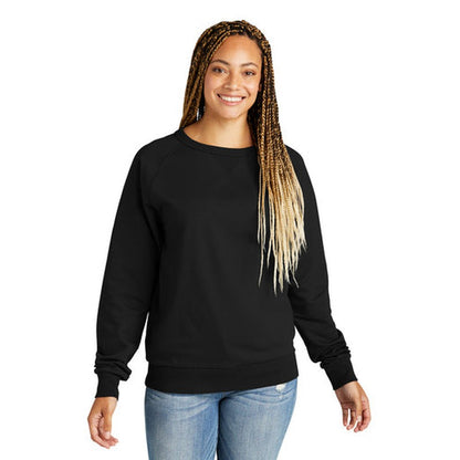 NEW SEI Allmade® Unisex Organic French Terry Crewneck Sweatshirt - BLACK