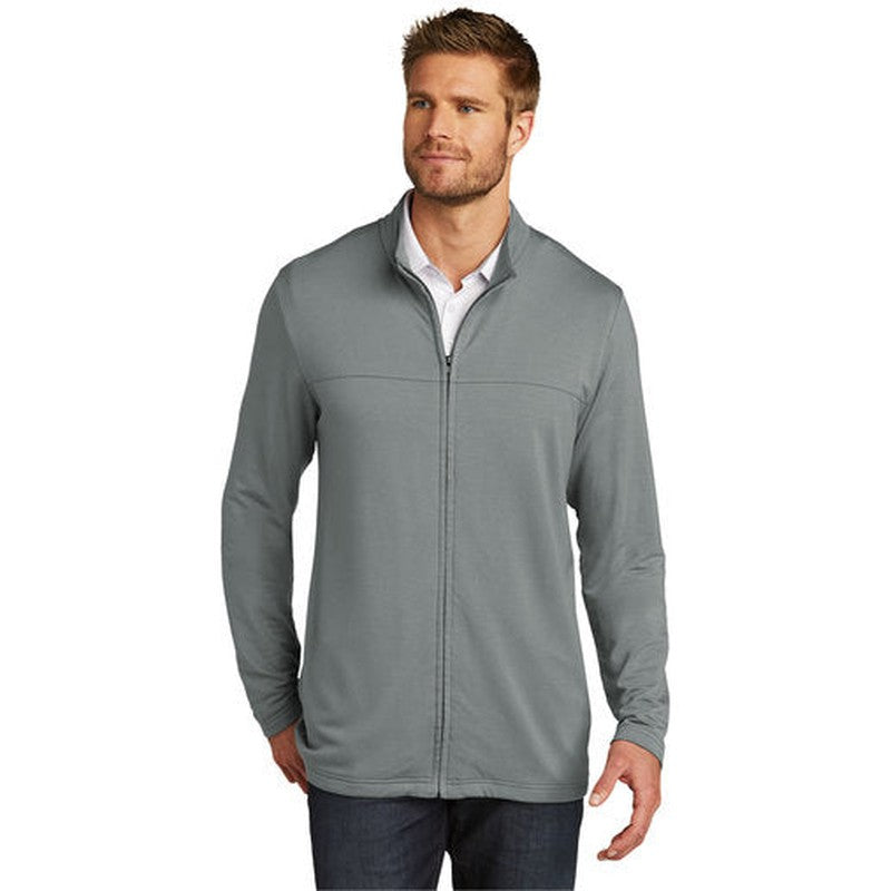 NEW - TravisMathew Newport Full-Zip Fleece - Quiet Shade Grey