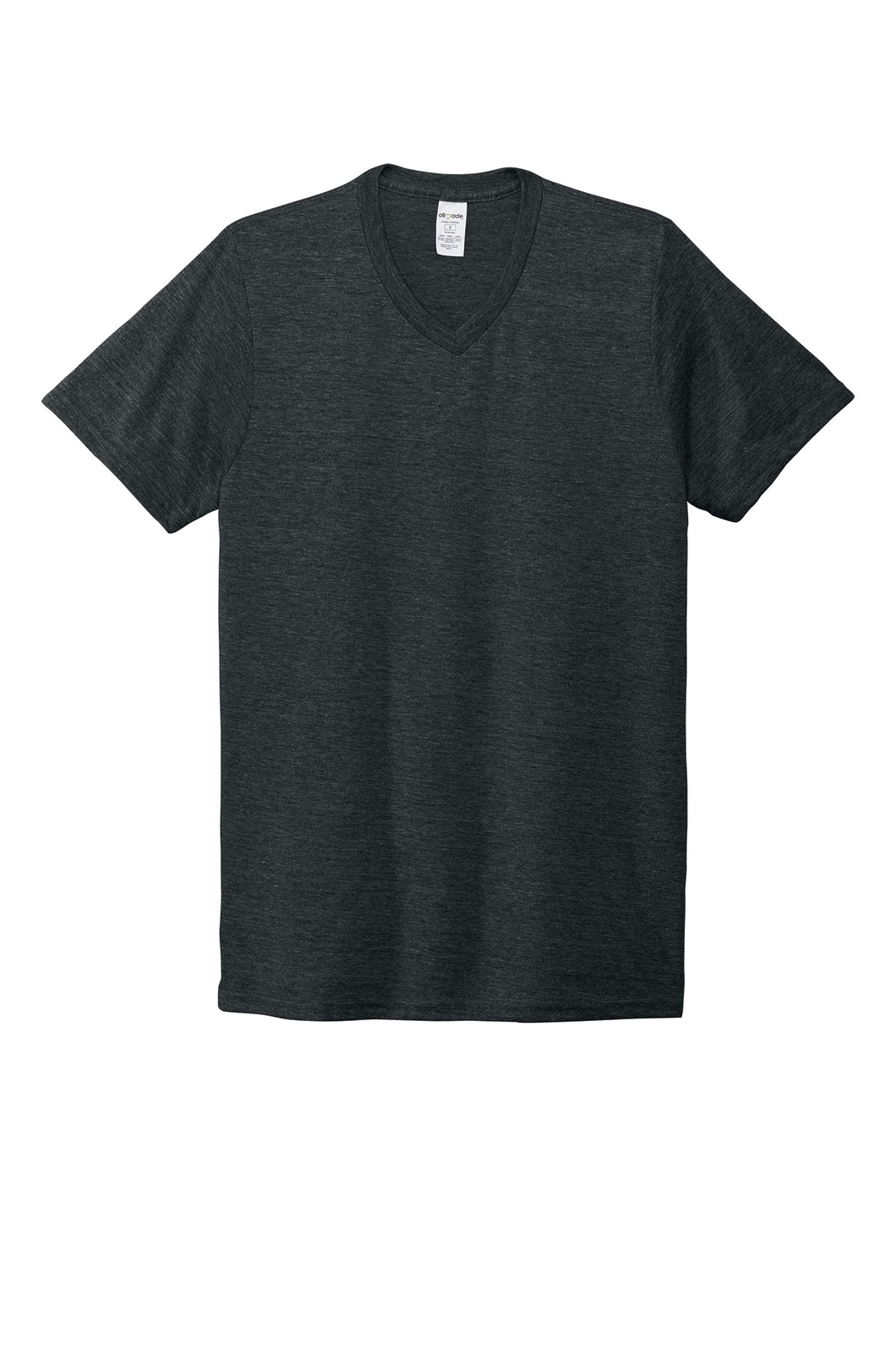 T4G Allmade® Unisex Tri-Blend V-Neck Tee - Space Black