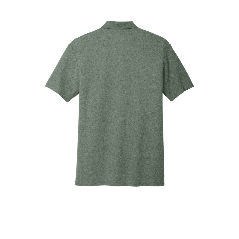 T4G Port Authority® C-FREE ® Cotton Blend Pique Polo - Dark Green Heather