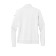 Load image into Gallery viewer, NEW SEI Nike Ladies Club Fleece Sleeve Swoosh 1/2-Zip - White
