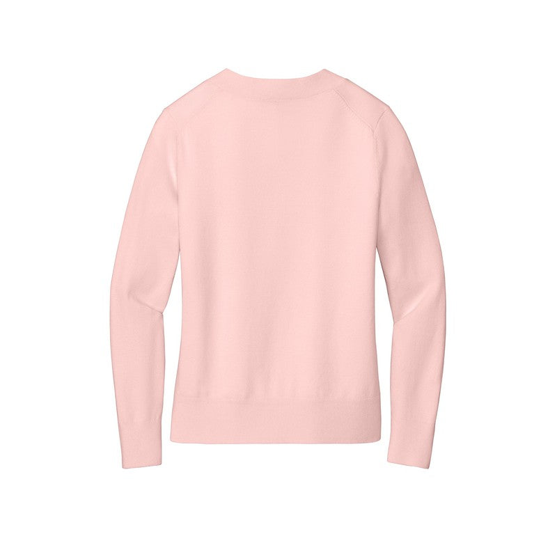 NEW SEI  Brooks Brothers® Women’s Cotton Stretch V-Neck Sweater - Pearl Pink