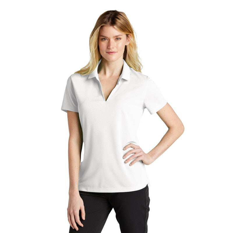 NEW SEI - Nike Ladies Dri-FIT Micro Pique Polo - White