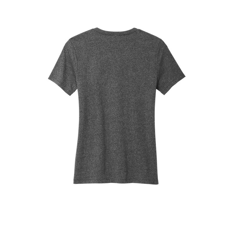 NEW SEI Allmade® Women’s Recycled Blend V-Neck Tee - Reloaded Charcoal Heather