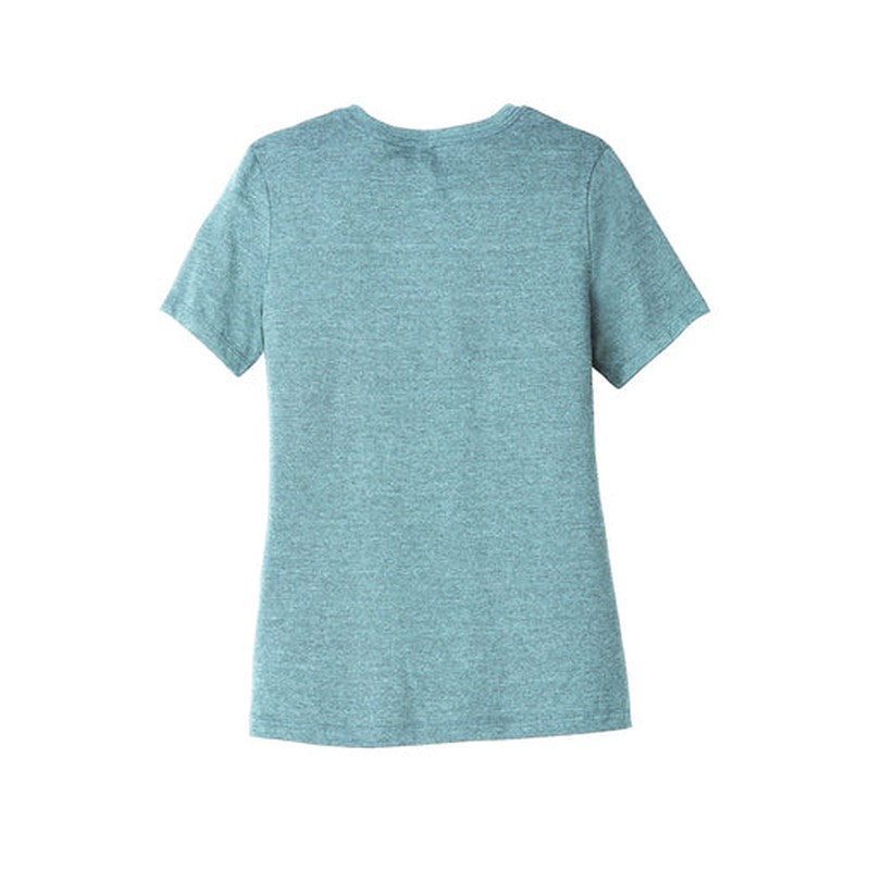 NEW SEI BELLA+CANVAS® Women’s Relaxed CVC Tee - Heather Blue Lagoon