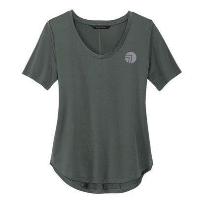 SEI Mercer+Mettle™ Women’s Stretch Jersey Relaxed Scoop - Anchor Grey