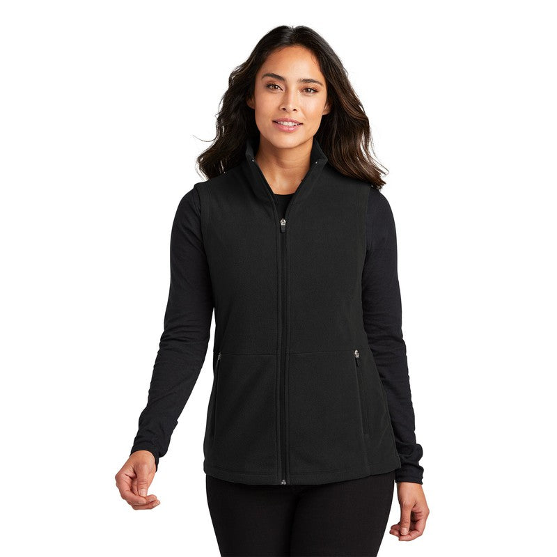 SOHIA Port Authority® Women's Accord Microfleece Vest - BLACK