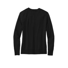 Load image into Gallery viewer, NEW SEI  Brooks Brothers® Women’s Cotton Stretch V-Neck Sweater - Deep Black
