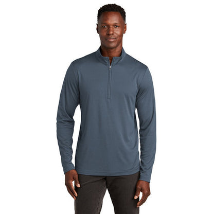 NEW - TravisMathew Coto Performance 1/4-Zip - Vintage Indigo/Black