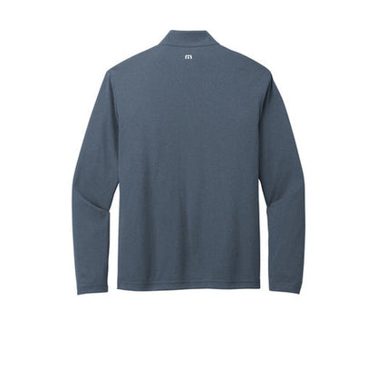 NEW - TravisMathew Coto Performance 1/4-Zip - Vintage Indigo/Black