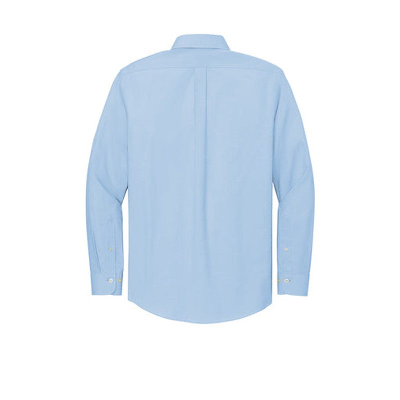 NEW - Brooks Brothers® Wrinkle-Free Stretch Pinpoint Shirt - Newport Blue