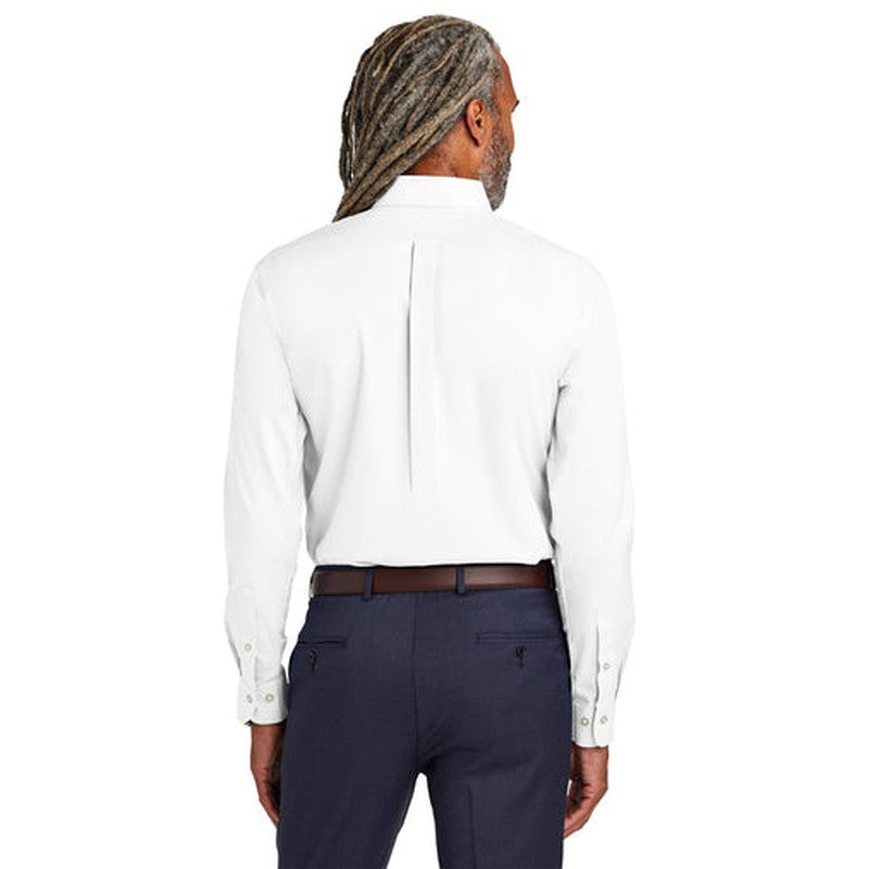 NEW - Brooks Brothers® Wrinkle-Free Stretch Pinpoint Shirt - White