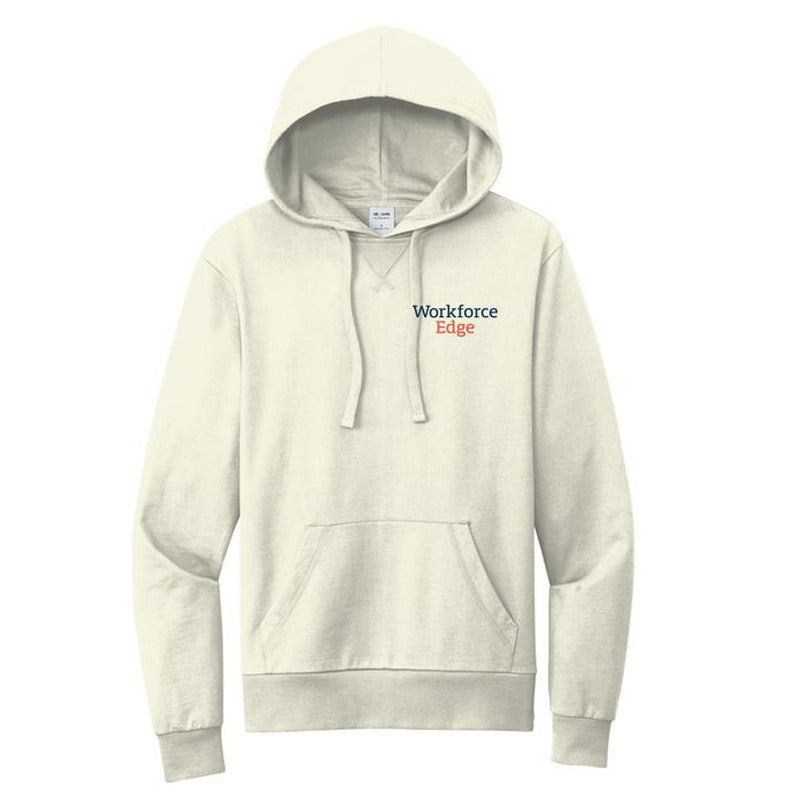 WORKFORCE EDGE Allmade® Unisex Organic French Terry Pullover Hoodie - WHITE SAND