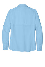 Load image into Gallery viewer, NEW - Port Authority® Ladies Long Sleeve UV Daybreak Shirt - Light Blue
