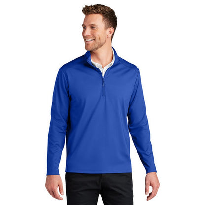 NEW - Port Authority® C-FREE® Double Knit 1/4-Zip - True Royal