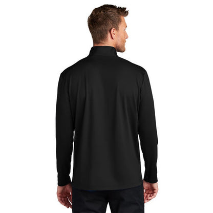 NEW - Port Authority® C-FREE® Double Knit 1/4-Zip - Deep Black