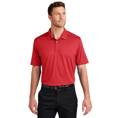 NEW SEI Port Authority® City Stretch Flat Knit Polo - Engine Red