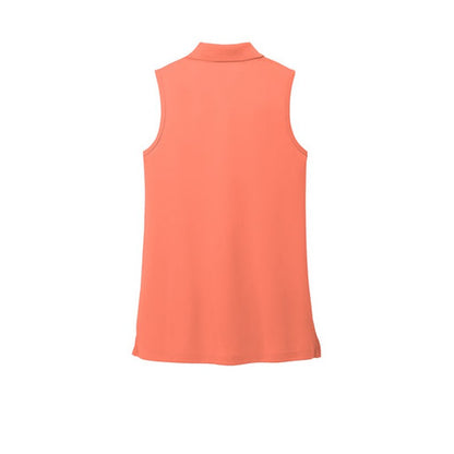 NEW - Port Authority® Ladies Dry Zone® UV Micro-Mesh Sleeveless Polo - Coral Splash