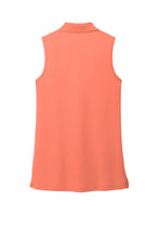 Load image into Gallery viewer, NEW - Port Authority® Ladies Dry Zone® UV Micro-Mesh Sleeveless Polo - Coral Splash
