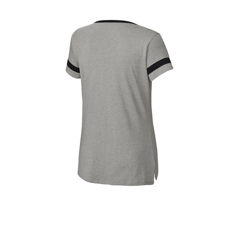 NEW SEI Sport-Tek® Ladies Halftime Notch Neck Tee - Vintage Heather/Black