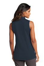 Load image into Gallery viewer, NEW - Port Authority® Ladies Dry Zone® UV Micro-Mesh Sleeveless Polo - River Blue Navy
