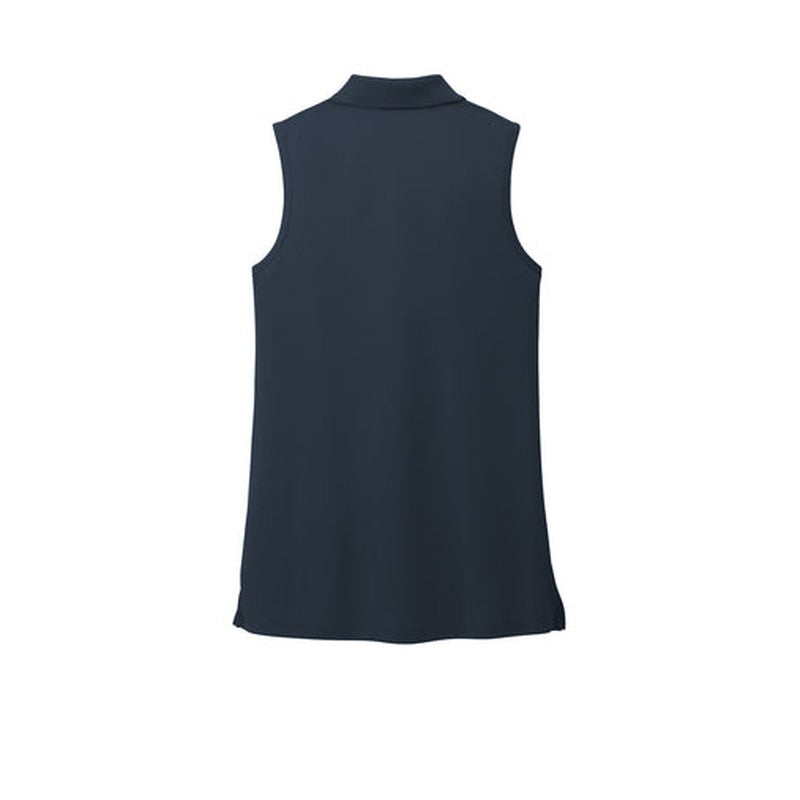 NEW - Port Authority® Ladies Dry Zone® UV Micro-Mesh Sleeveless Polo - River Blue Navy