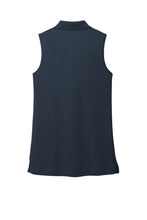 Load image into Gallery viewer, NEW - Port Authority® Ladies Dry Zone® UV Micro-Mesh Sleeveless Polo - River Blue Navy
