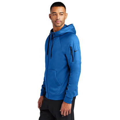 NEW - Nike Therma-FIT Pocket Full-Zip Fleece Hoodie - Game Royal