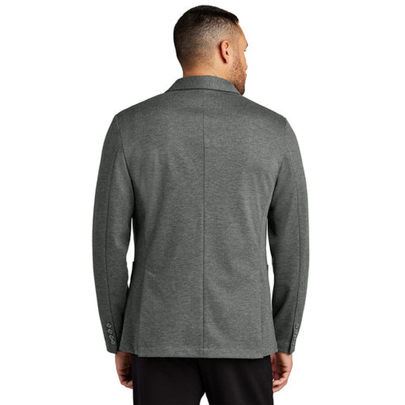 NEW - Mercer+Mettle® Relaxed Knit Blazer - Storm Grey Heather