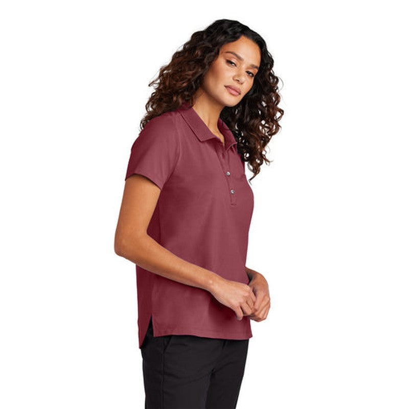 NEW SEI Mercer+Mettle™ Women’s Stretch Pique Polo - Rosewood