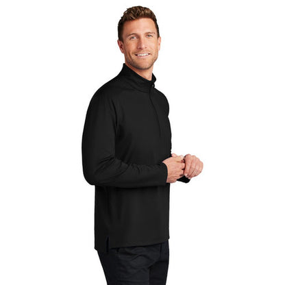 NEW - Port Authority® C-FREE® Double Knit 1/4-Zip - Deep Black