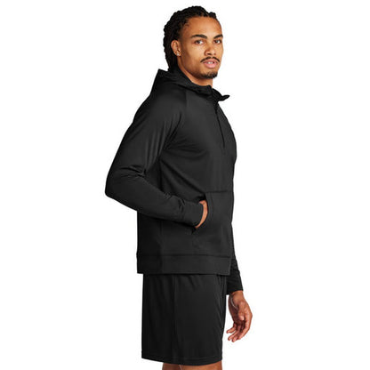 NEW SEI Sport-Tek® Sport-Wick® Stretch 1/2-Zip Hoodie - Black