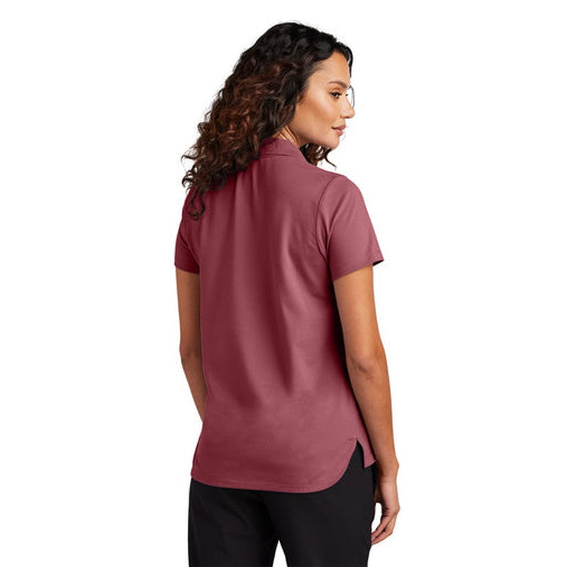 NEW SEI Mercer+Mettle™ Women’s Stretch Pique Polo - Rosewood