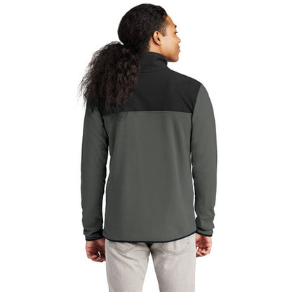 NEW - The North Face® Glacier 1/4-Zip Fleece - Asphalt Grey/TNF Black