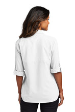 Load image into Gallery viewer, NEW - Port Authority® Ladies Long Sleeve UV Daybreak Shirt - White
