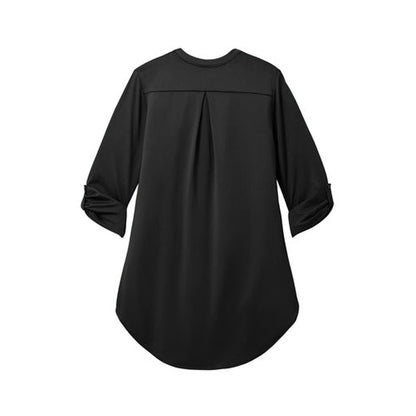 NEW SEI Port Authority® Ladies City Stretch 3/4-Sleeve Tunic - Black