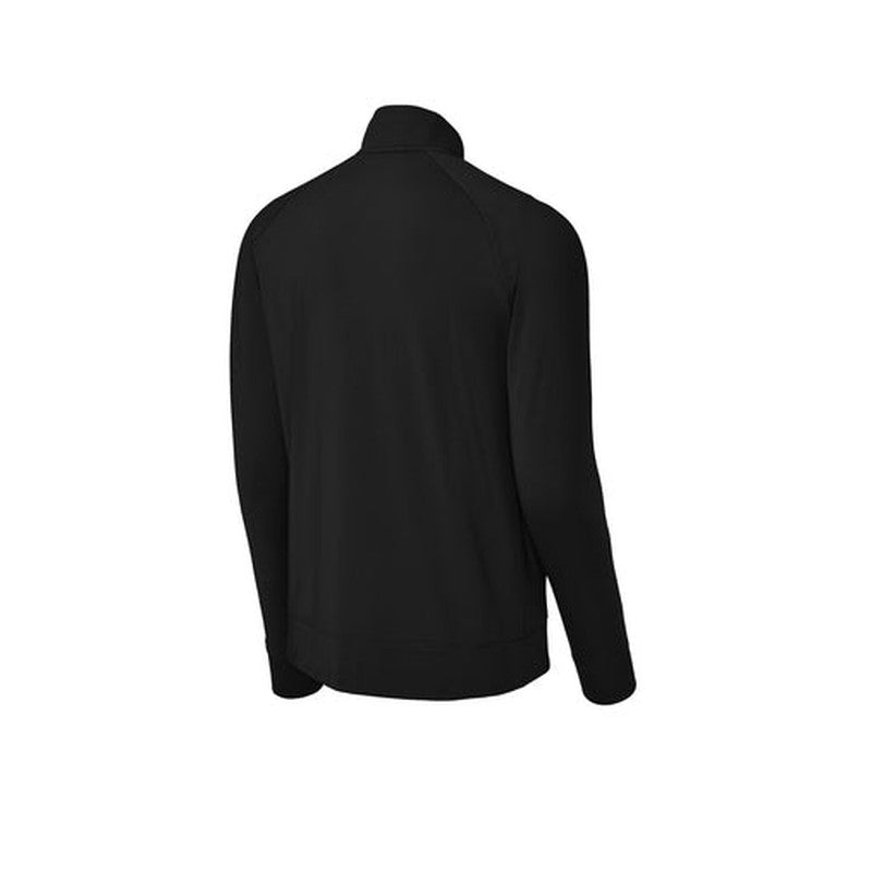 NEW SEI Sport-Tek® Sport-Wick® Stretch Full-Zip Cadet Jacket - Black