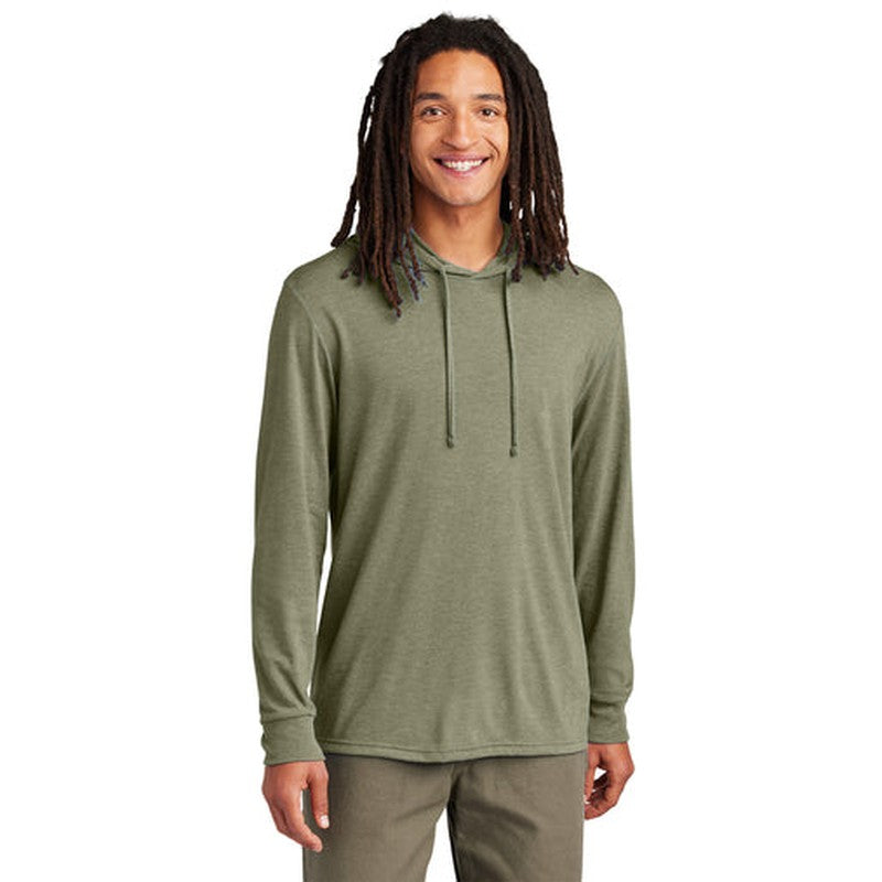 NEW - Allmade® Unisex Tri-Blend Hoodie Tee - Olive You Green