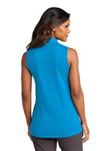 Load image into Gallery viewer, NEW - Port Authority® Ladies Dry Zone® UV Micro-Mesh Sleeveless Polo - Coastal Blue
