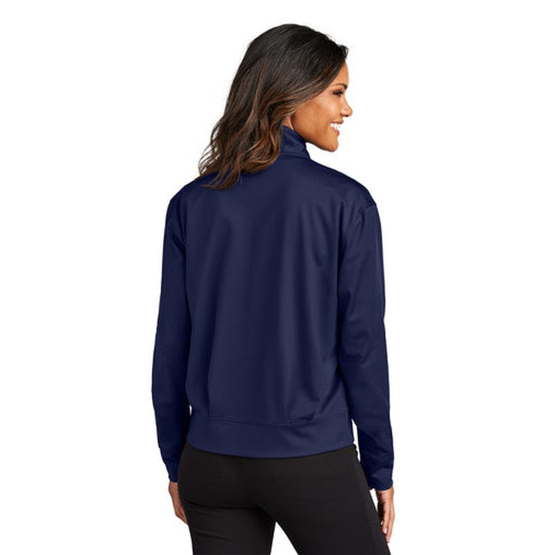 NEW SEI Port Authority® Ladies C-FREE® Double Knit Full-Zip - True Navy