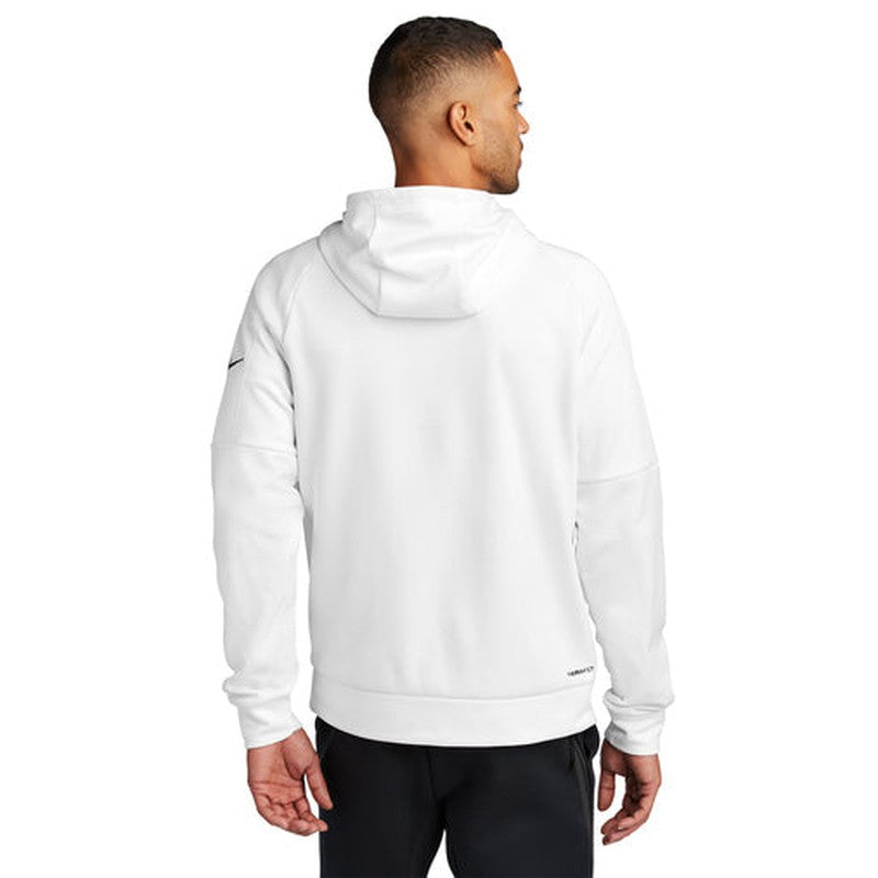 NEW - Nike Therma-FIT Pocket 1/4-Zip Fleece Hoodie - White