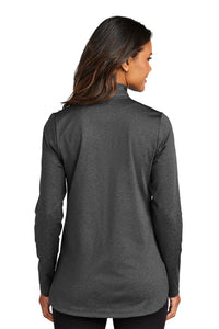 NEW - Port Authority® Ladies C-FREE® Double Knit 1/4-Zip - Grey Steel Heather