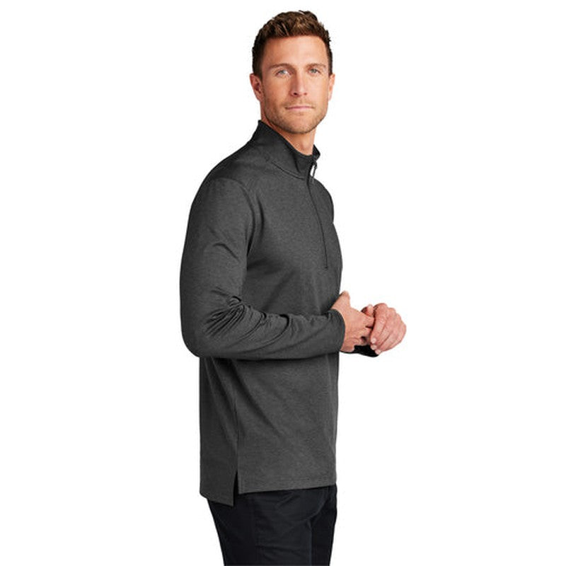 NEW - Port Authority® C-FREE® Double Knit 1/4-Zip - Grey Steel Heather