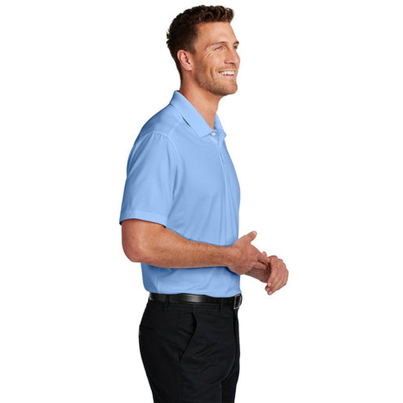 NEW SEI Port Authority® City Stretch Flat Knit Polo - Swiss Blue