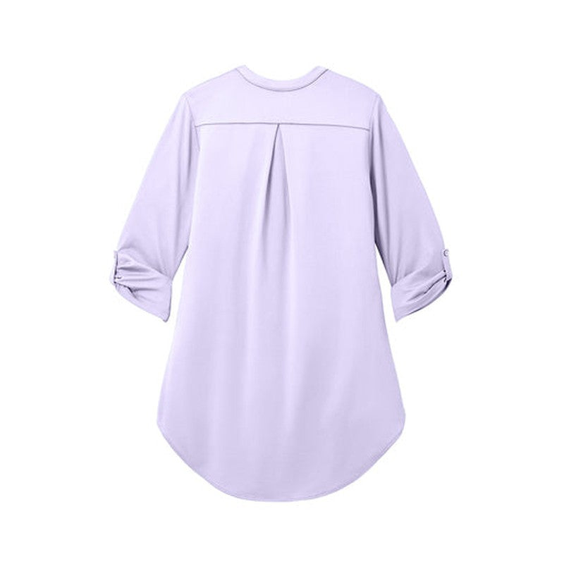 NEW SEI Port Authority® Ladies City Stretch 3/4-Sleeve Tunic - Bright Lavender