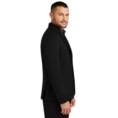 NEW - Mercer+Mettle® Relaxed Knit Blazer - Deep Black